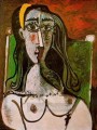 Buste de femme assise Abstract Nude